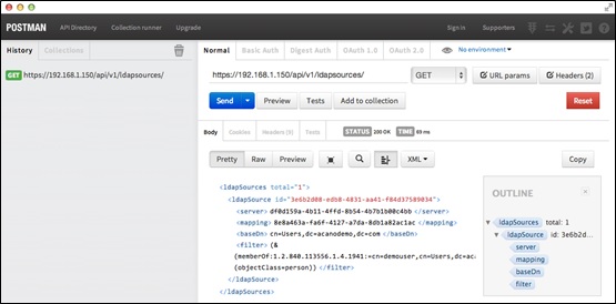 GET output GET output