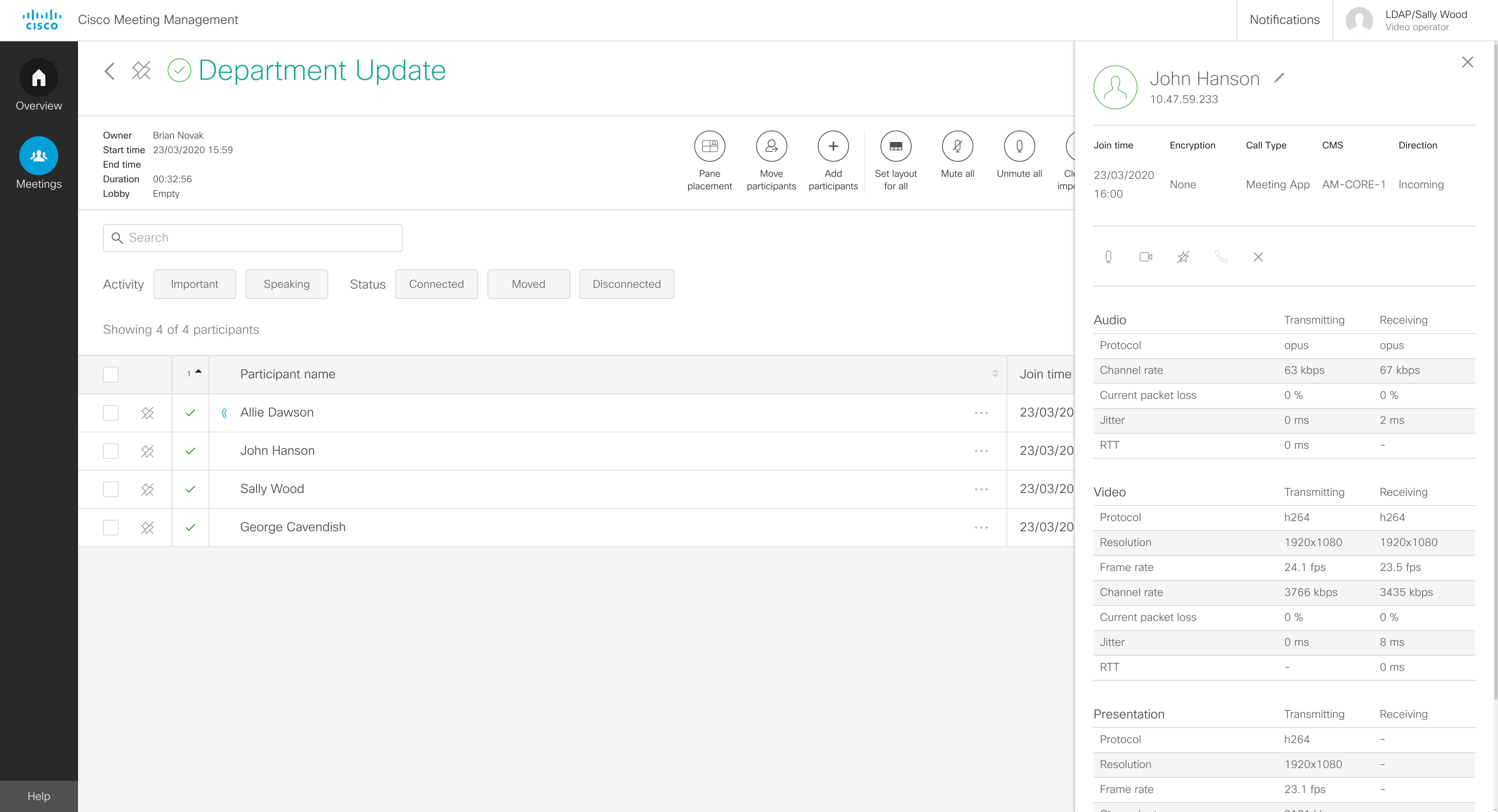 Meeting App participant