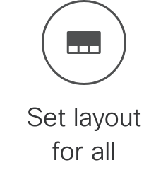 Set layout for all button